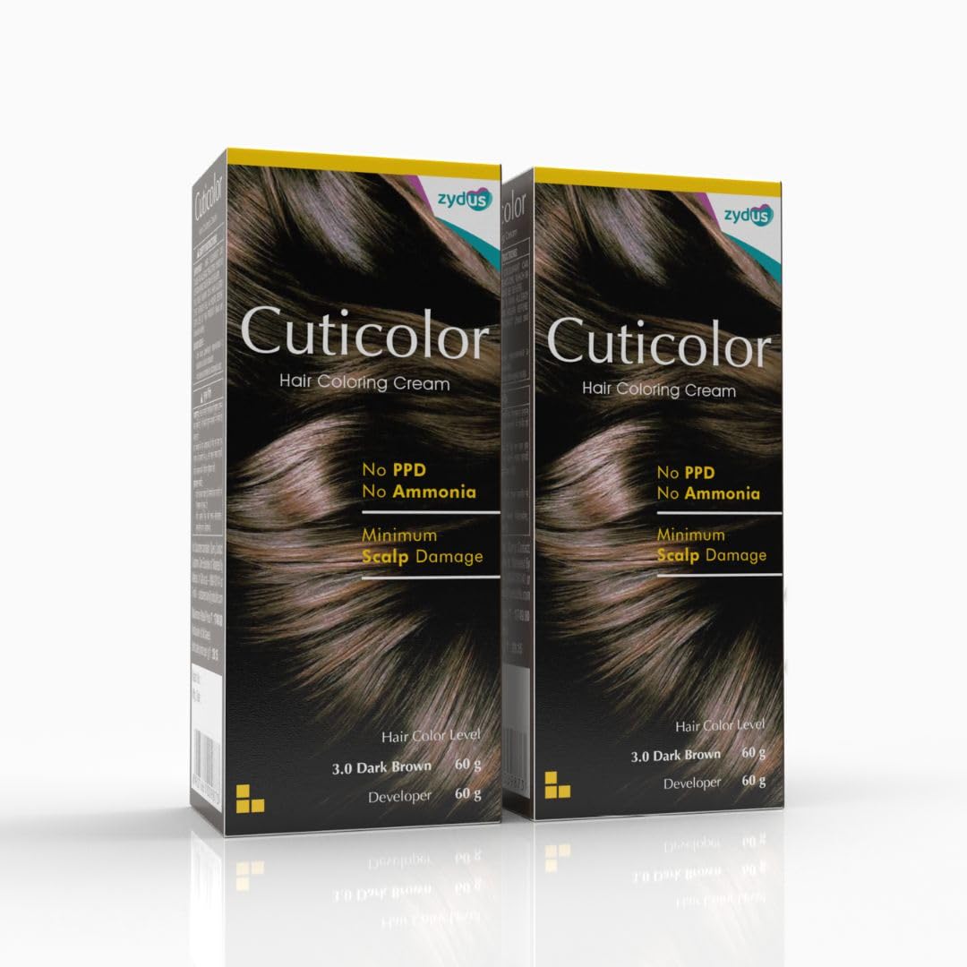 Cuticolor Permanent Hair Color Cream |best hair color|kessamnature.in
